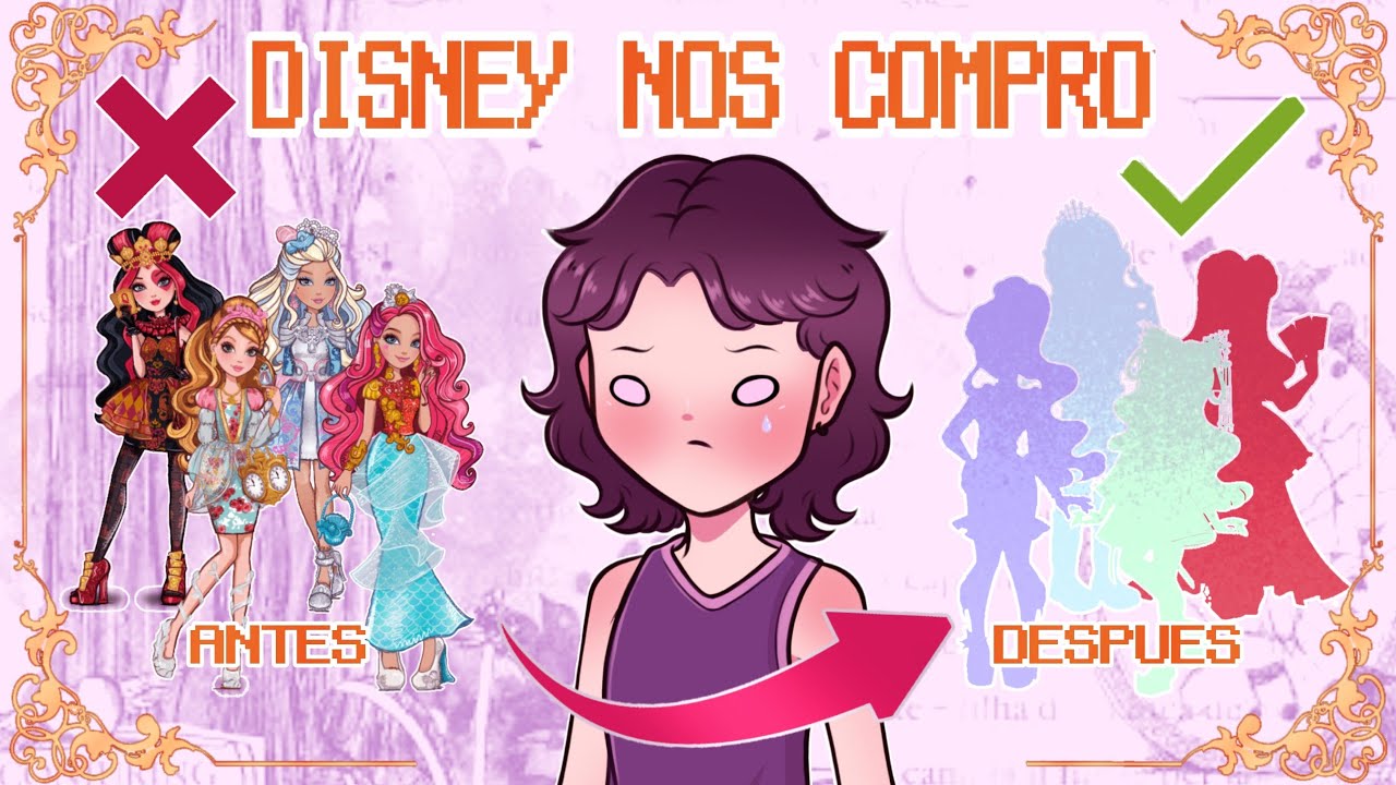 DISNEY me COMPRO para hacer REDISEÑOS (más inclusivos 😭)💸‼️| #everafterhigh #rediseños #artedigital