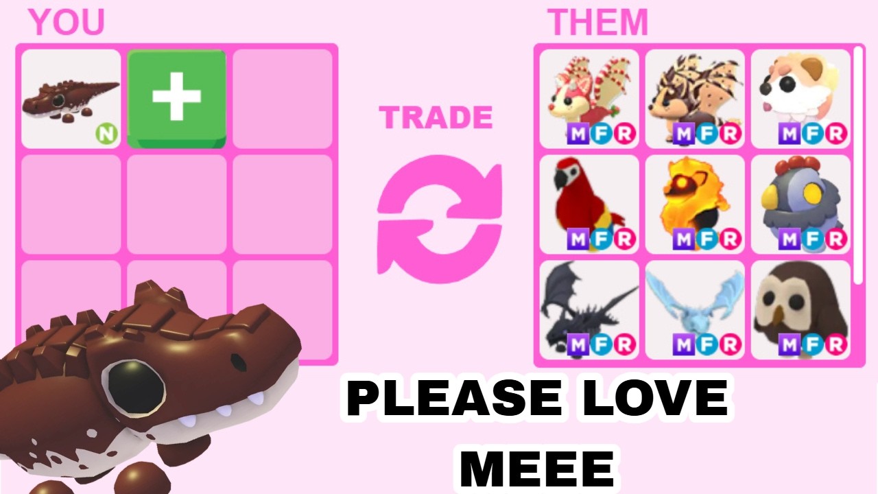 What do people trade for a NEON COCOADILE??? (adopt me)
