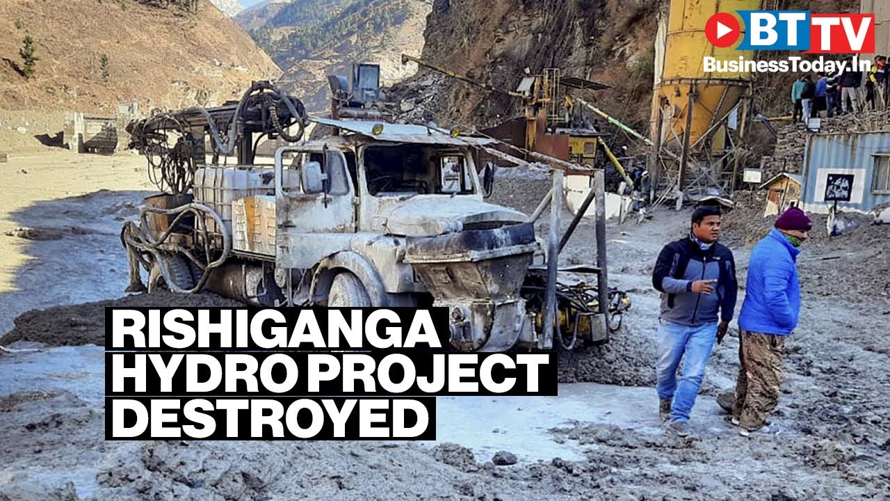 Rishi Ganga Hydro project damaged, many labourers still trapped in tunnels