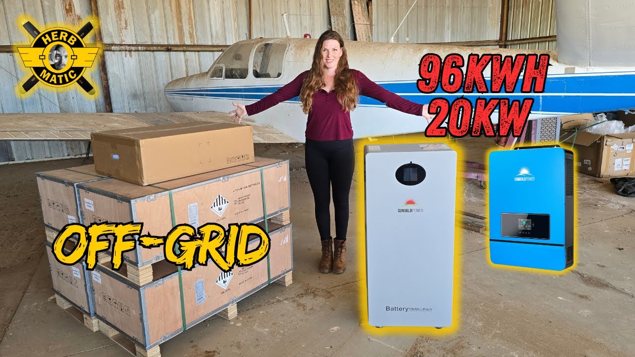 A Cheaper Way to Go Off-Grid? Massive 20kW / 96kWh DIY SUNGOLD Power (Part 1)