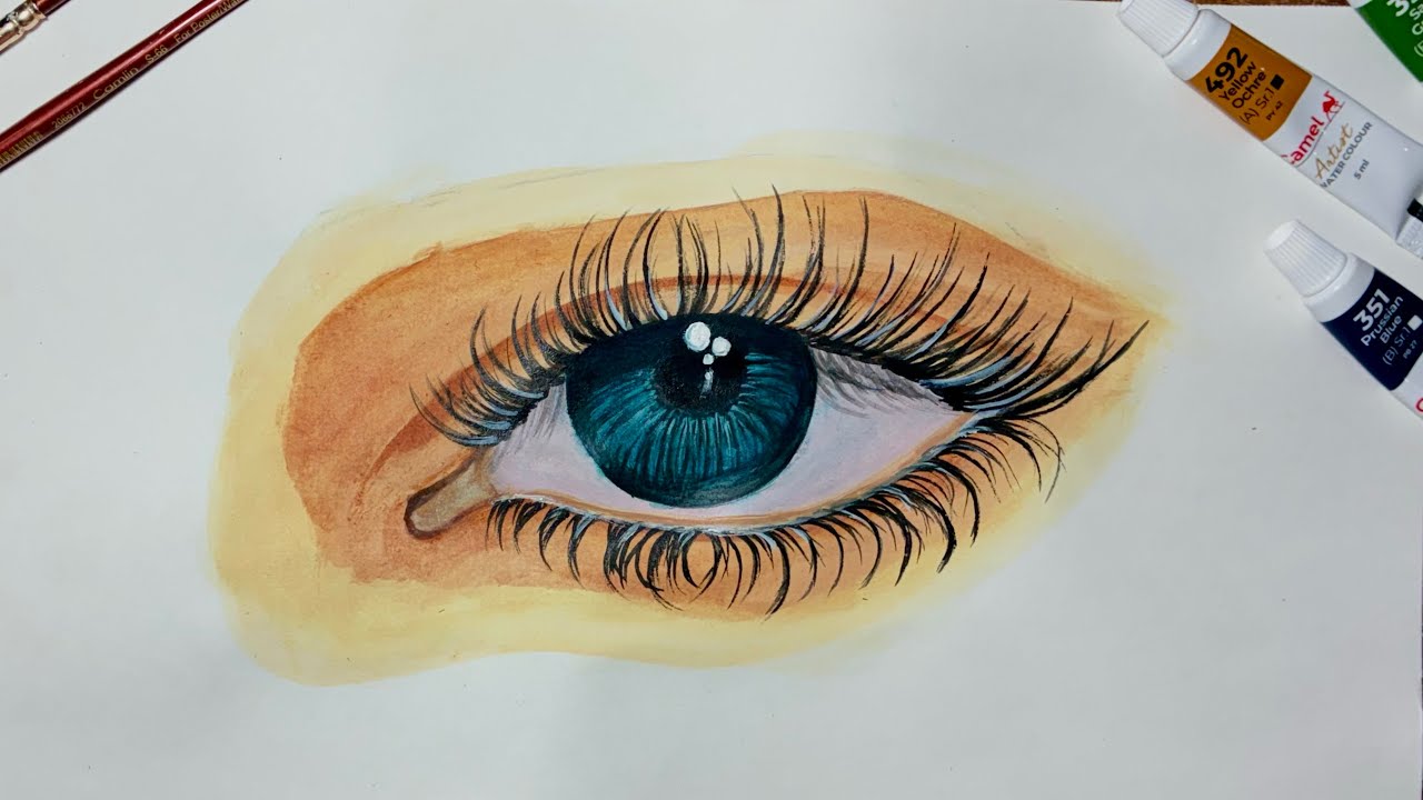 Let’s draw Quick Eyes 👀                                            #eyes #art # painting #easy #love