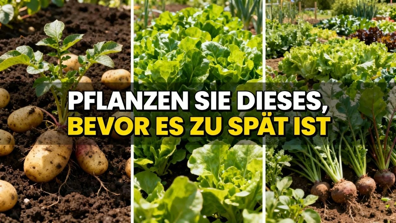 🚨 Die 7 WICHTIGSTEN Pflanzen, die Sie HEUTE anbauen sollten