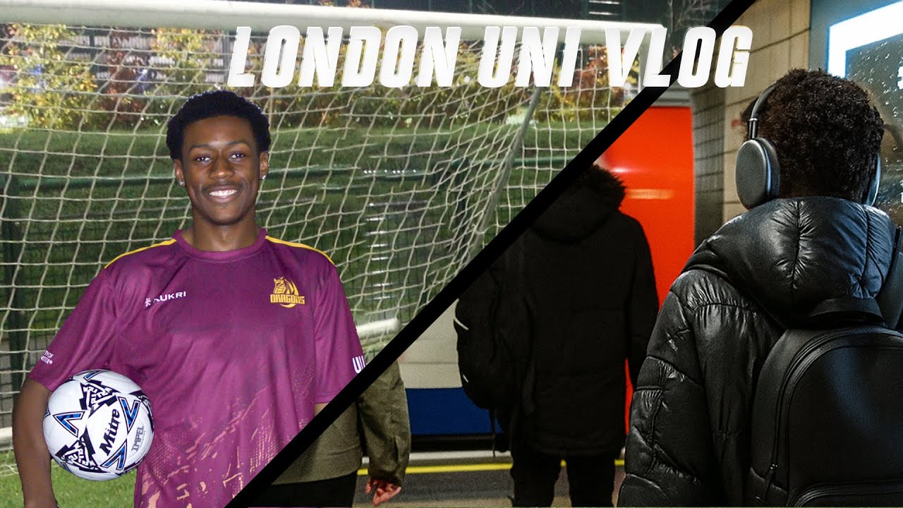 A Day in My Life at Uni in London | Football President & Trying American Candy!