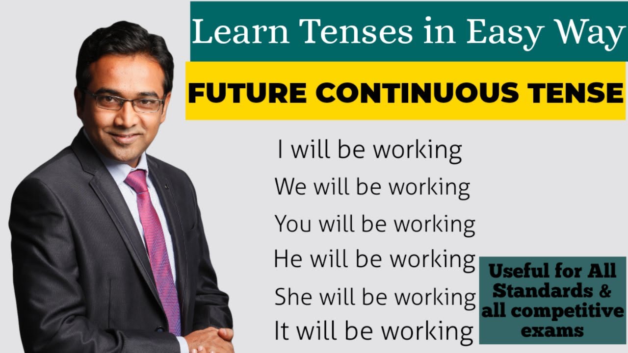 Learn Tenses # Future Continuous Tense # Useful for all classes and Competitive examinations