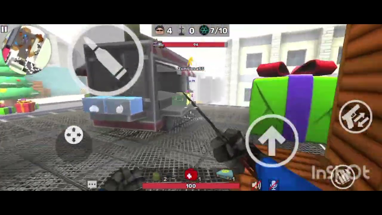 Kuboom survival with Shadow, phoenix and gman (PokeZ POV) #kuboom #zombie #androidgames 
