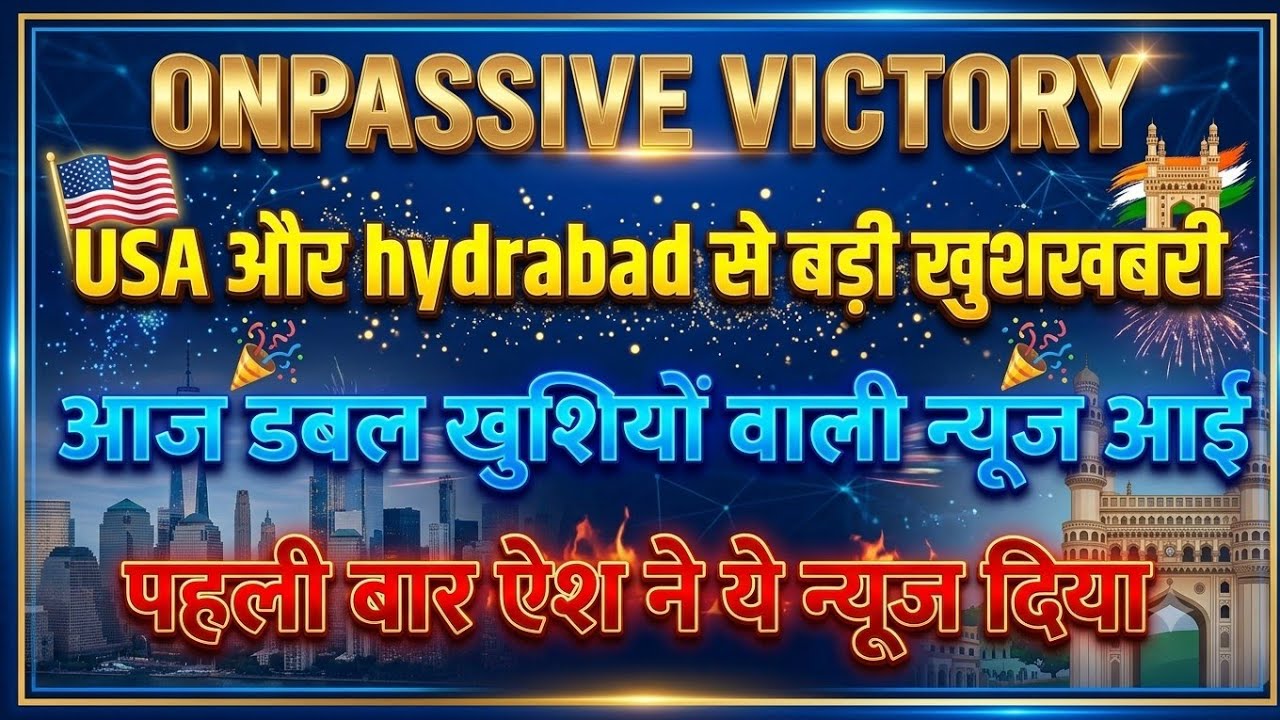 ONPASSIVE Victory with Ash New Update | USA Hyderabad Head Office | #victorywithash