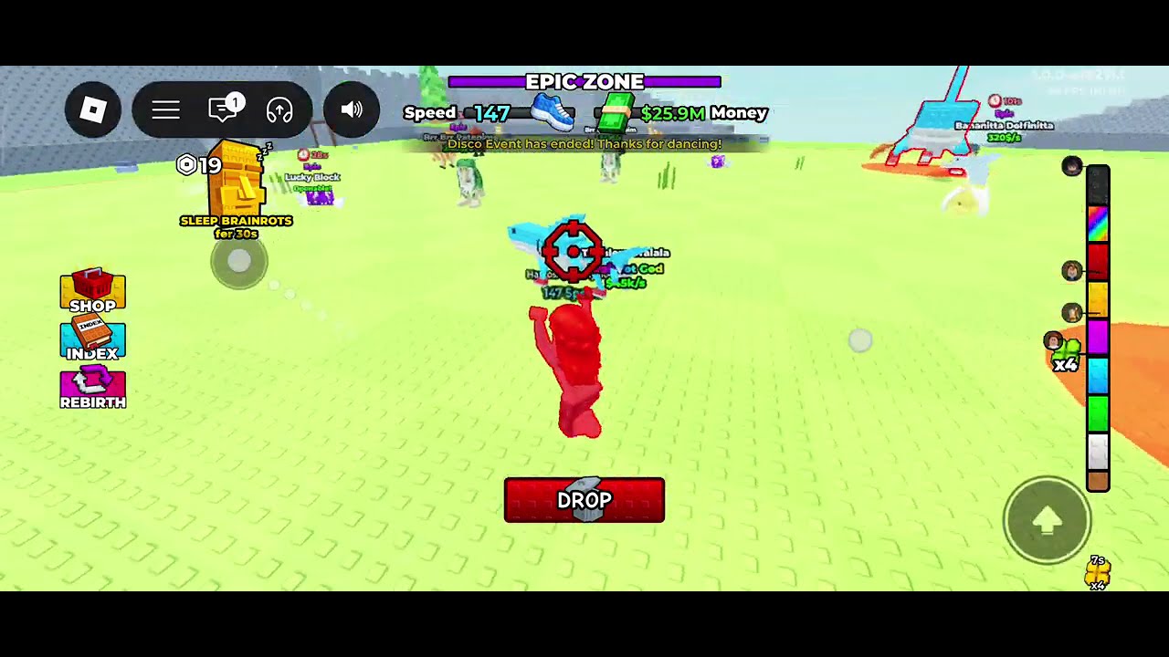 Roblox: Climb For Brainrots – Reach Top for RAREST Brainrots! (4K Tycoon)