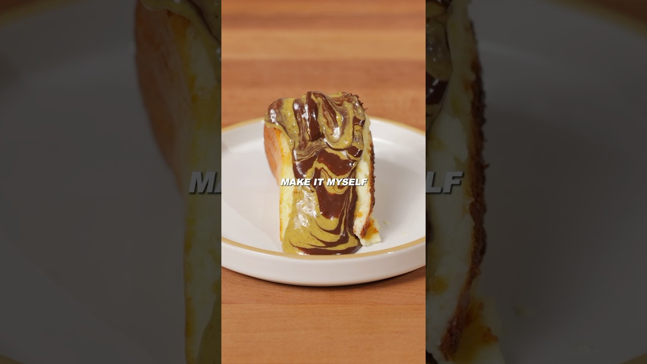 Dubai chocolate the best way #cooking #recipe #foodasmr #food