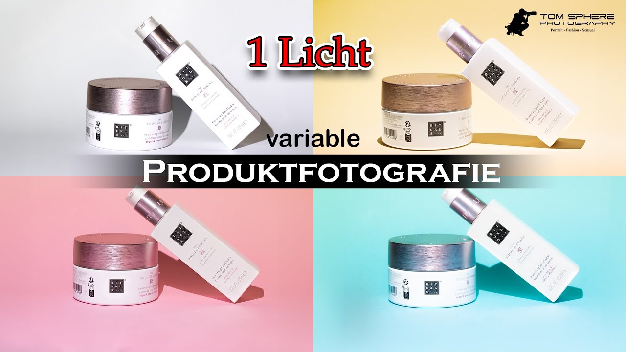 Produktfotografie: einfach, variabel - und mit nur einem Licht