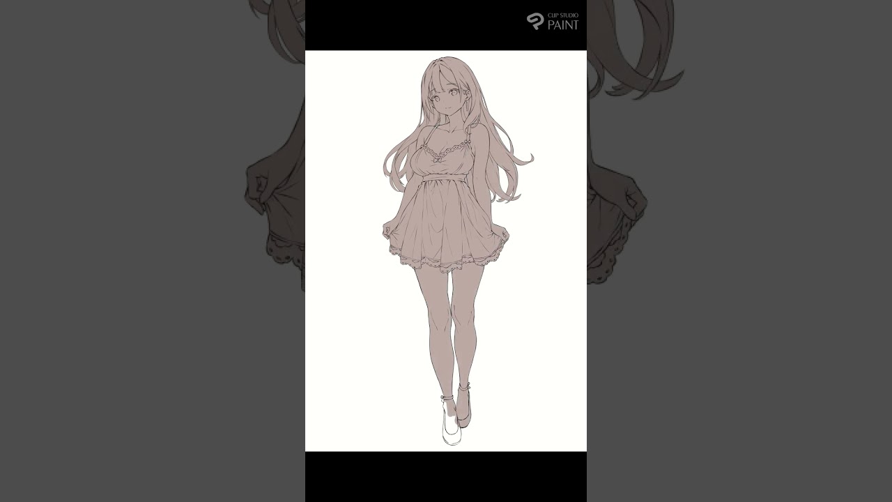 【Speed Painting】Emiru #clipstudiopaint #illustrationmaking #drawing #イラストメイキング