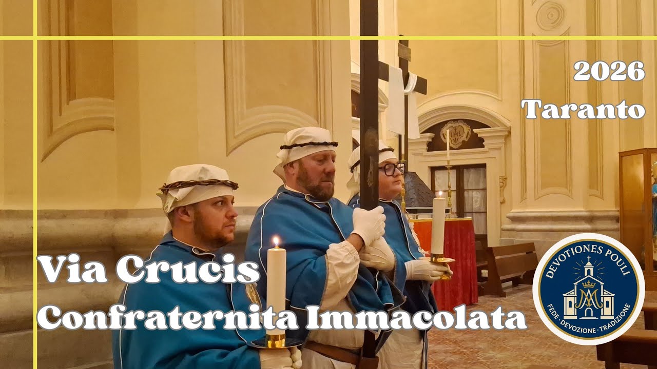 Via Crucis della Confraternita dell' Immacolata al Santuario della Madonna della Salute in Taranto 