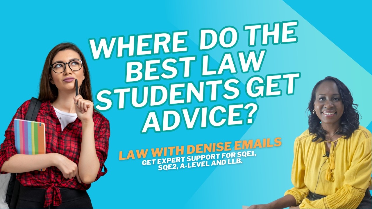 Why LAW STUDENTS LOVE law with Denise emails. 1.They get expert tips that help them pass exams. 2...