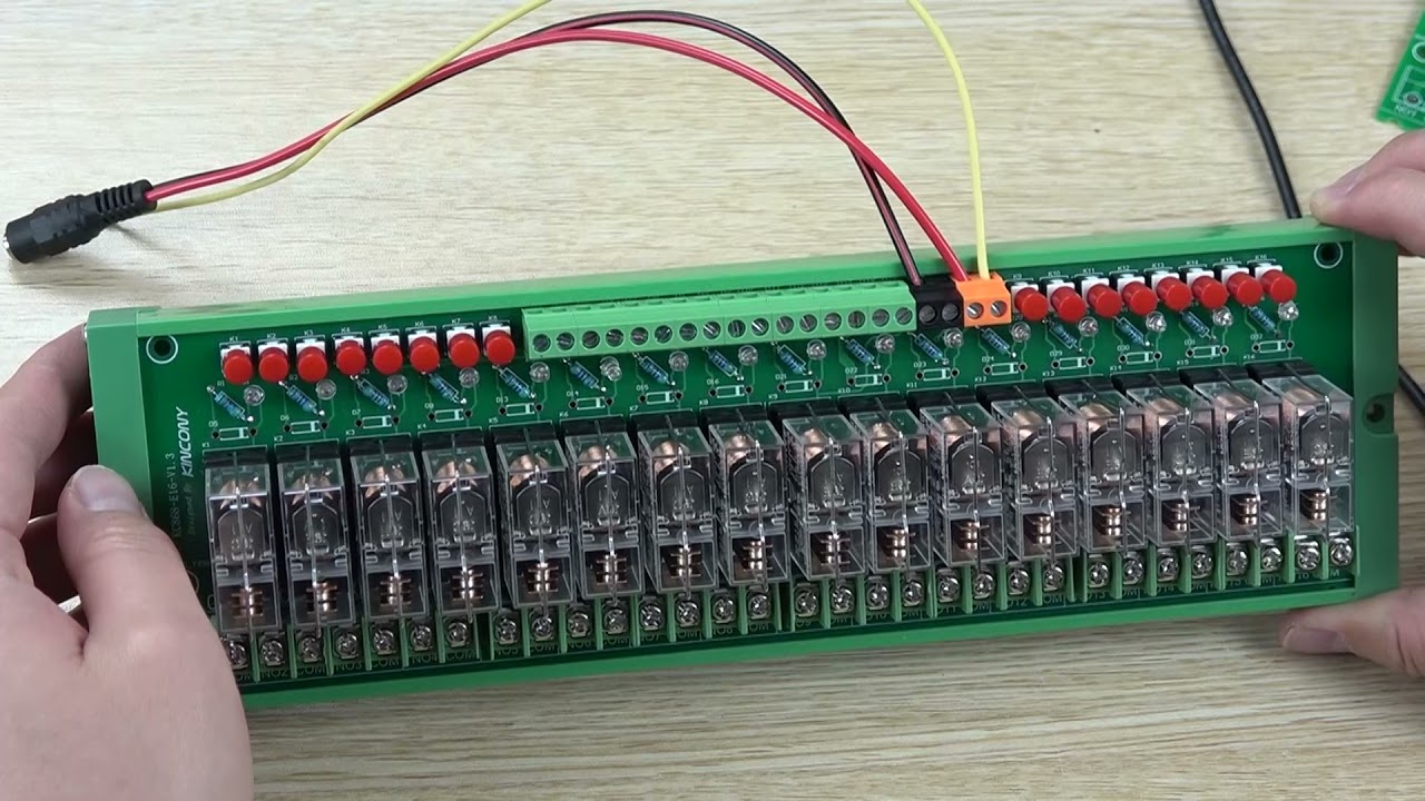 KC868-E16 extend relay module released! added manual control buttons!
