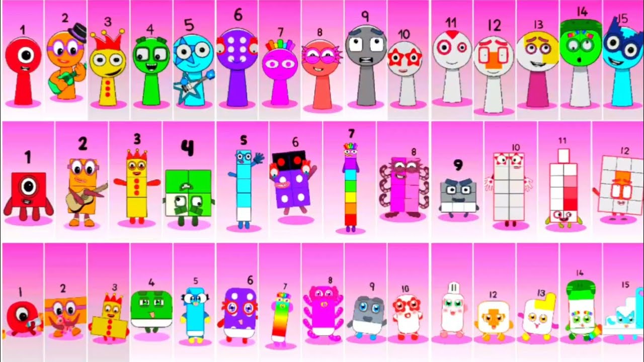 Incredibox Numberblocks 1 VS 15 | Compilation Incredibox #sprunki#numberblocks