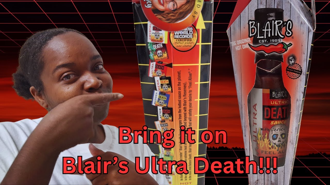 Blair's Ultra Death Hot Sauce w/ Jersey Fury | Was this Death in a Bottle or Nah!?!?! | Taste Test