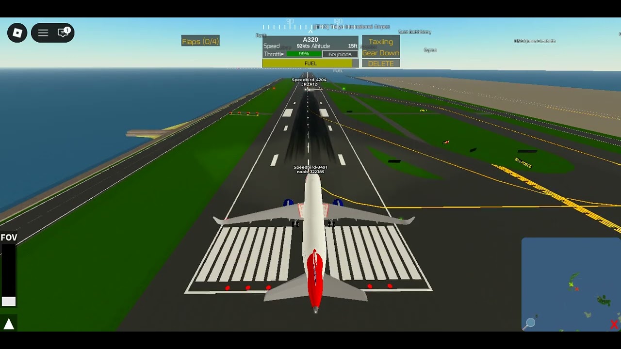 plane up