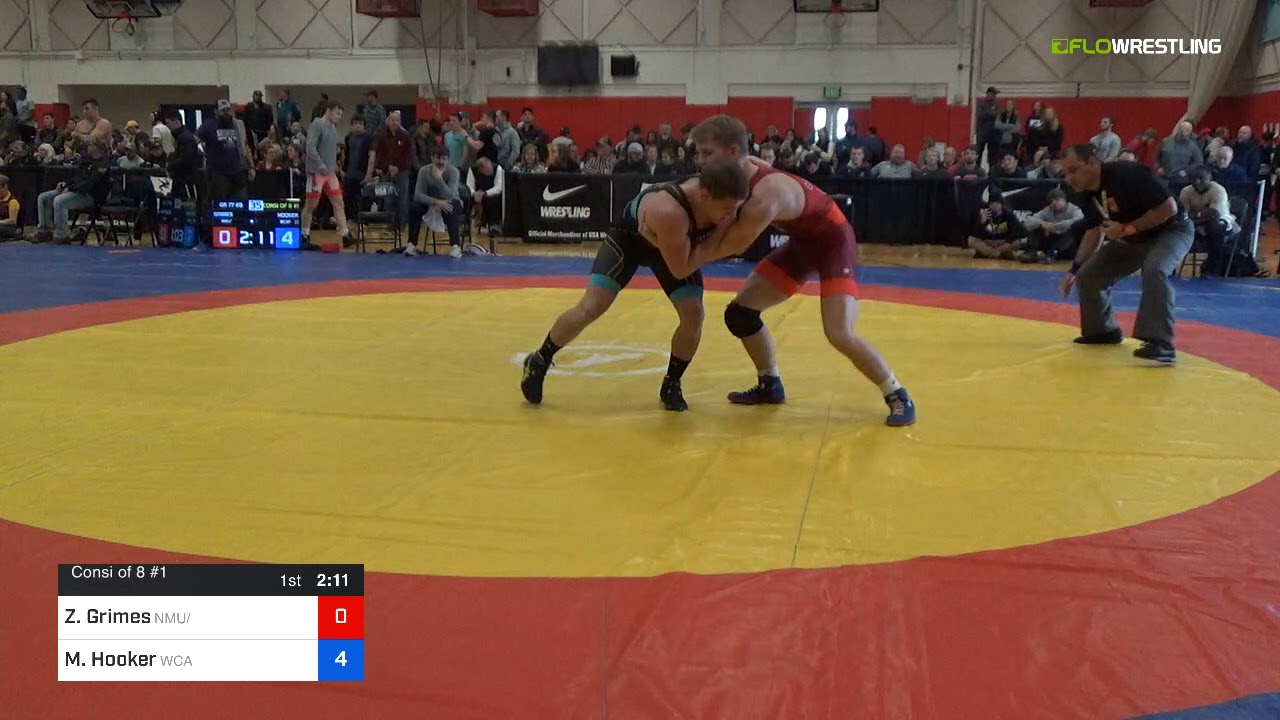 GR/GR 77 KG - C1 - Zachary Grimes (NMU OTS) Vs. Michael Hooker (Army)