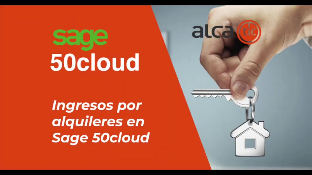 Ingresos por alquileres en Sage 50cloud