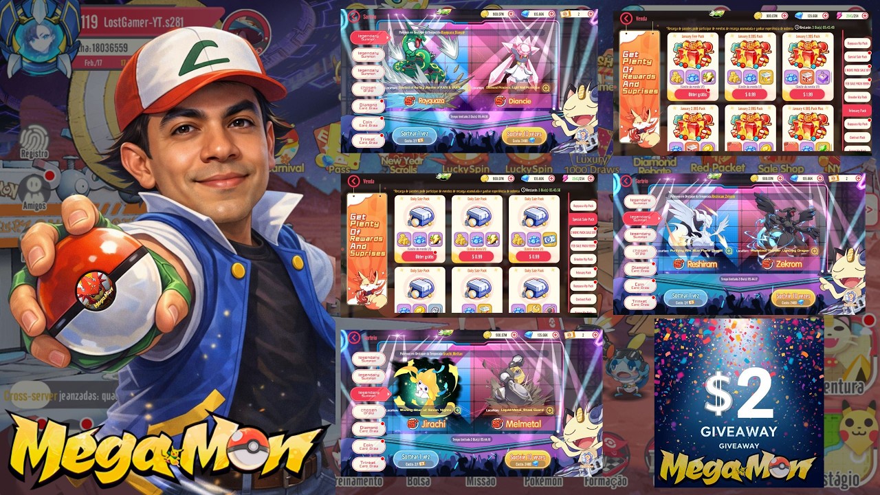 MEGAMON - ATUALIZACAO DE 23/02 - DICAS DE COMPRAS E SORTEIO DO CANAL (MOBILE)