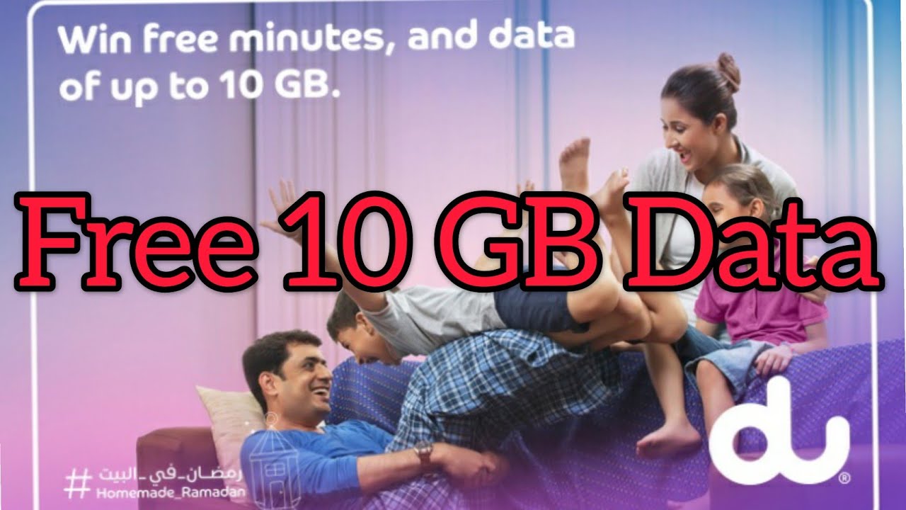 Ramadan Offer du in UAE 10 GB Data
