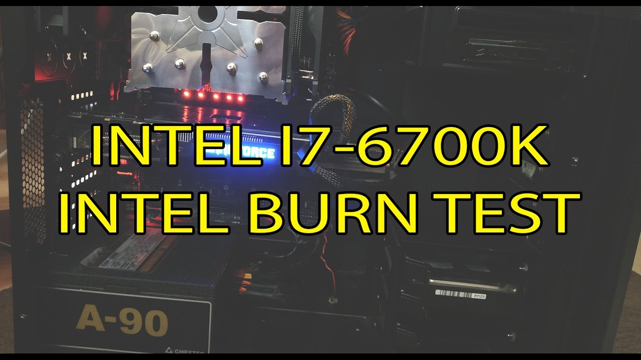 I7 6700K Overclocked to 4.6ghz on Asus Z170 Pro Gaming - IntelBurnTest