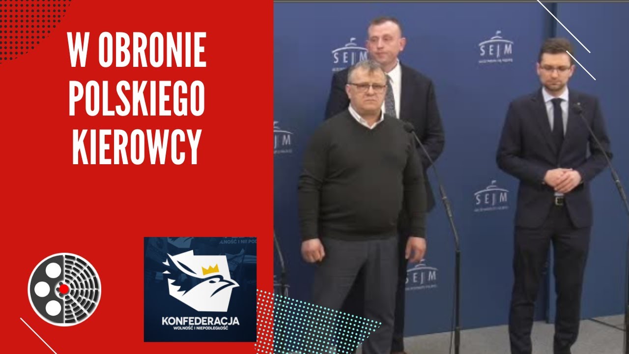 [Konfederacja]: W obronie polskiego kierowcy