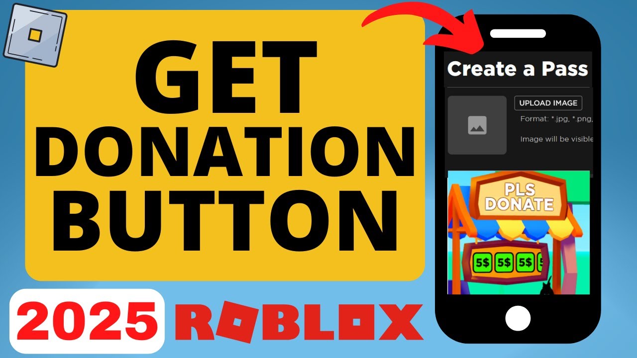How to Get Donation Button in Pls Donate on Roblox Mobile - iPhone & Android