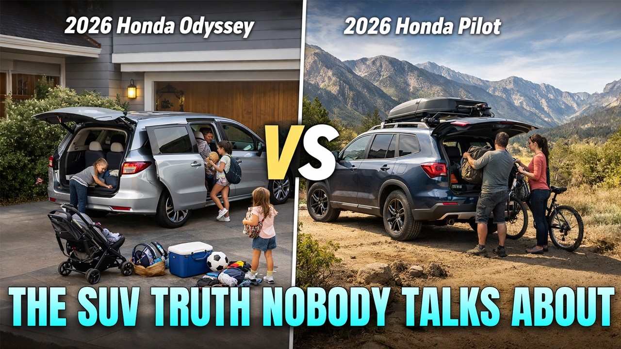 Why Minivans Make More Sense Than 3-Row SUVs — Odyssey vs Pilot