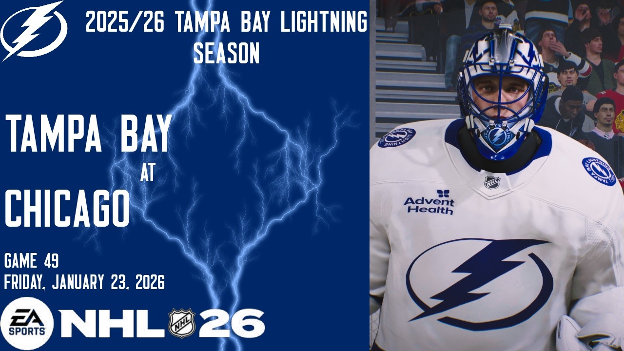 2025 Tampa Bay Lightning Season: Game 49-On The Road Again: Tampa Bay @ Tampa Bay
