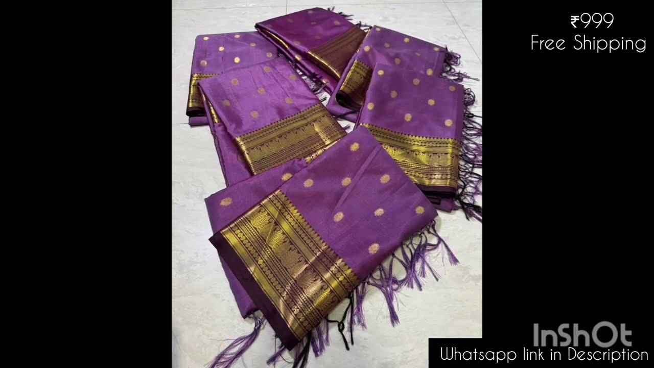 👑 MJ FASHION FLAIR 👑❣️Latest Banarasi Soft katan Silk Sarees ❣️Price ₹999/- Free Shipping❣️