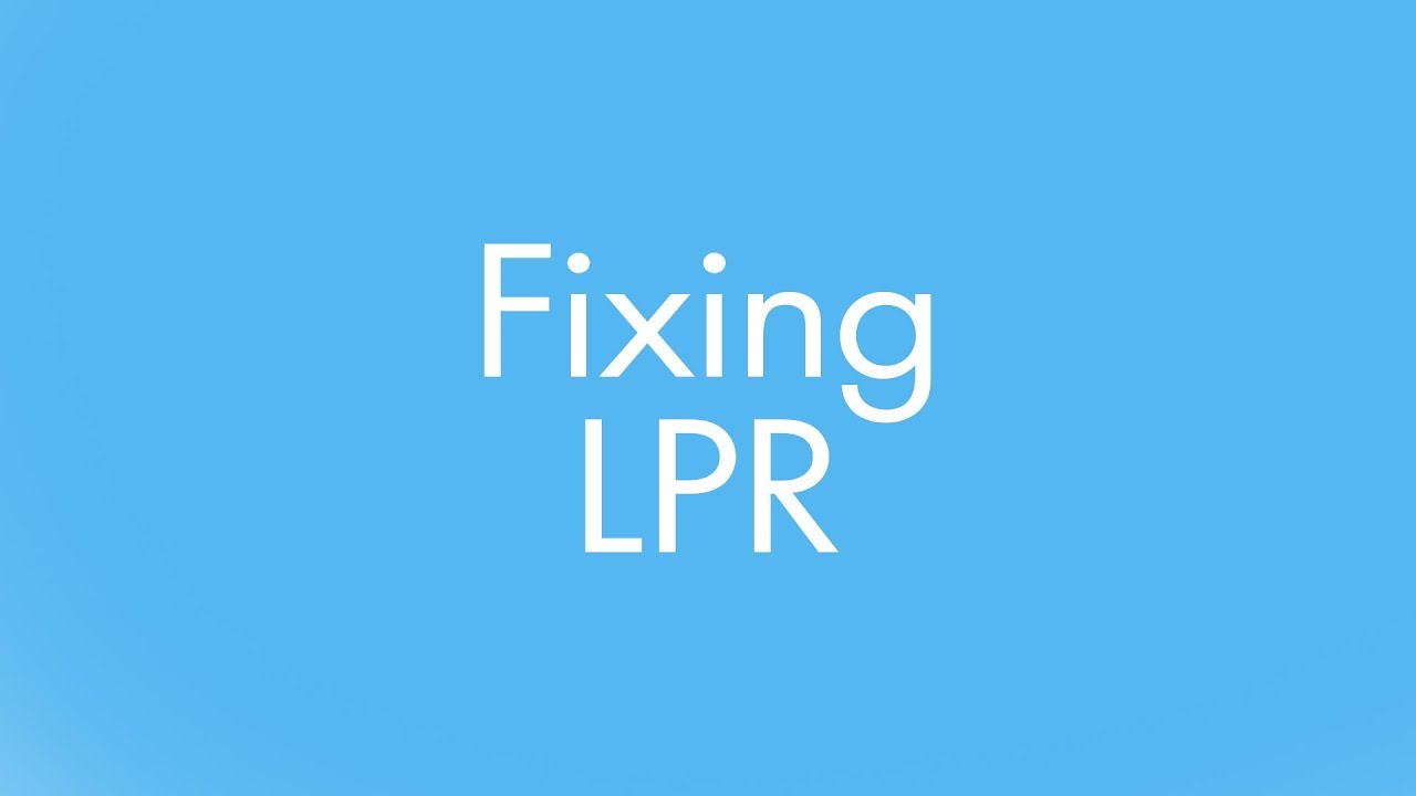 StrettaDoc | Fixing LPR