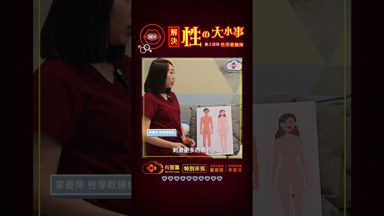 #敏感帶 不一定都在私密部位啦！性愛專家vs.泌尿科美女醫師PK敏感帶尋寶賽