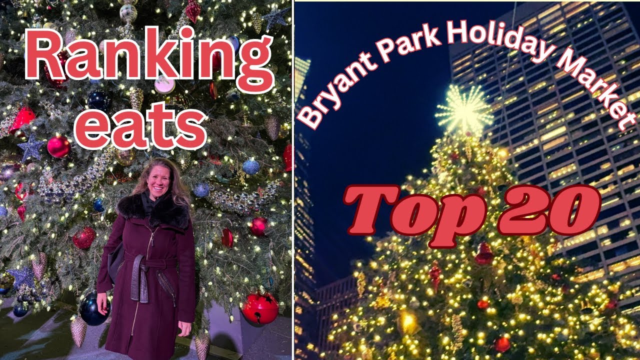 BEST food at the Bryant Park Winter Village!