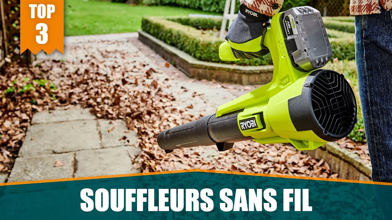 LES MEILLEURS SOUFFLEURS À FEUILLES SANS FIL - COMPARATIF