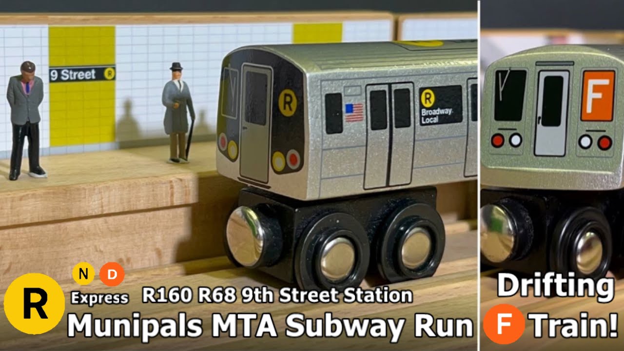 Munipals MTA R160 R68 9th Street Station Subway Run + R40 F Train Drifting??? - By @Trainman6000