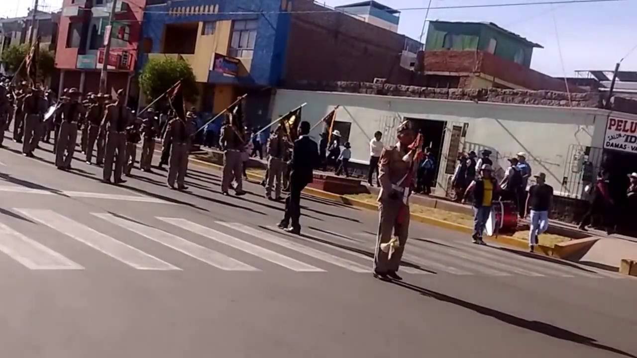 Banda Sinfónica Gran Unidad Escolar Mariano Melgar Arequipa 2016 MARCHA: TUPAC AMARU