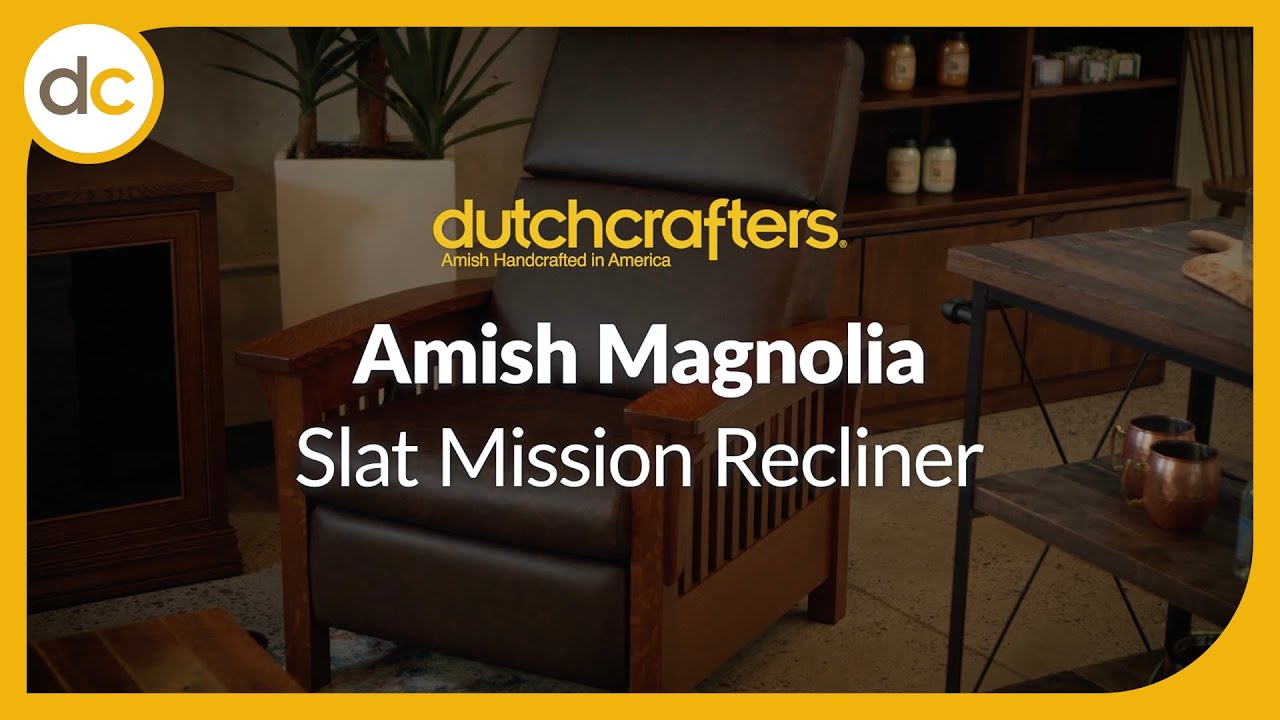 Experience the Top-Selling Amish Magnolia Slat Mission Recliner