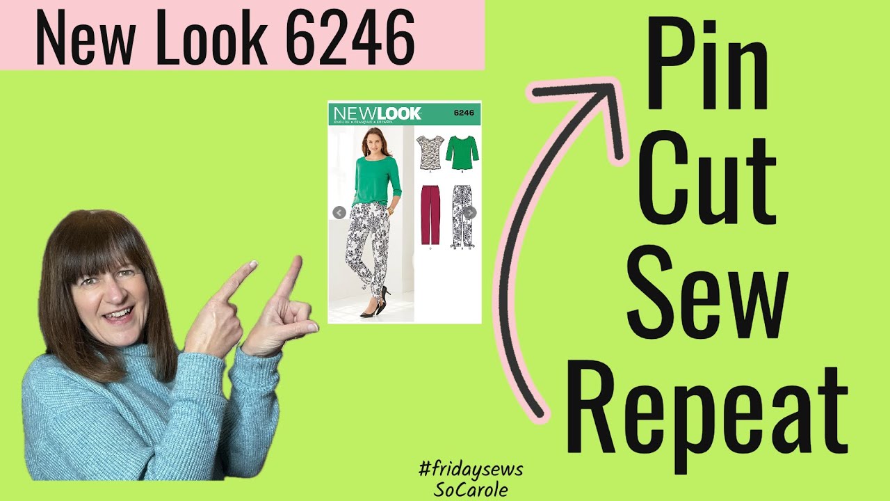 Мой переделанный узор New Look 6246 на повторе! #fridaysews 7 февраля 2025