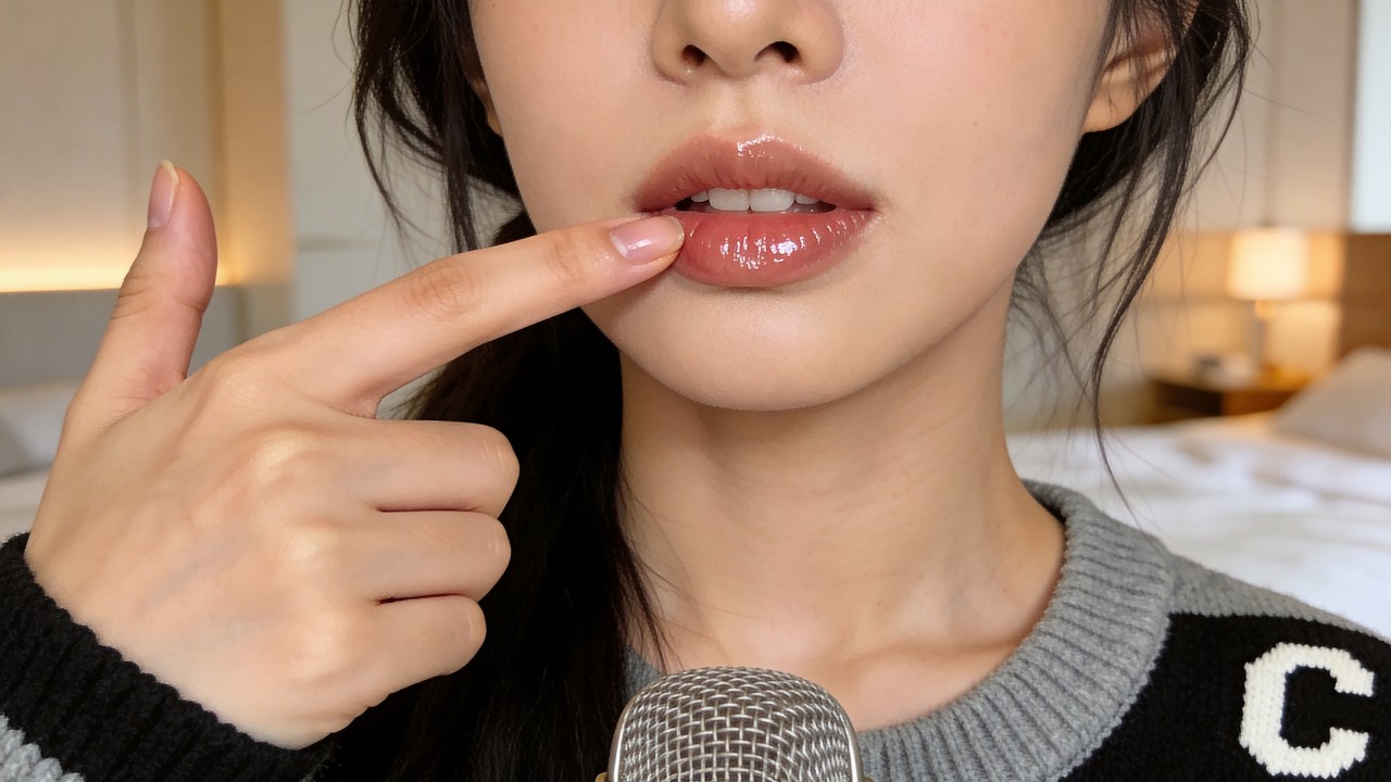 ASMR Brushing & Tracing on a Soft Suede Skirt | Gentle, Earthy Textures