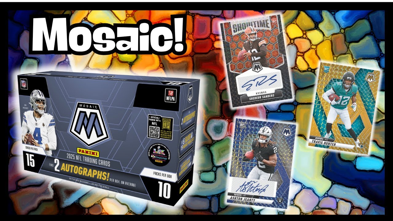 МНОЖЕСТВО ЦВЕТА!!! Открытие Mosaic Football Hobby Box 2025!