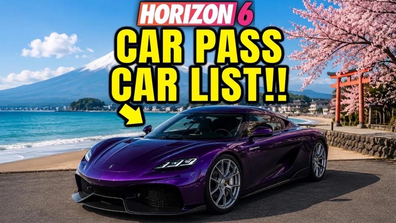 FORZA HORIZON 6: Car Pass Full Car List Revealed! Koenigsegg Gemera Will Cost Extra