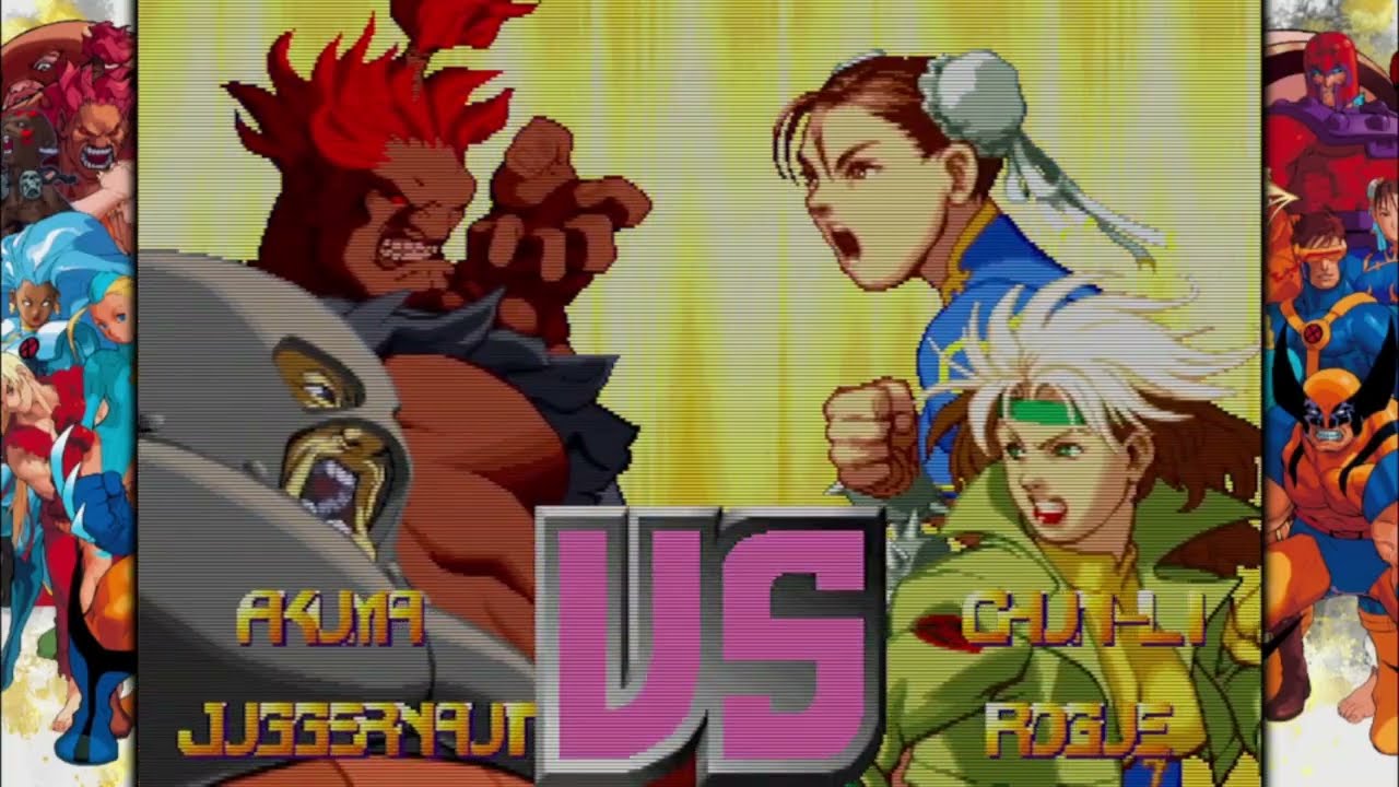 X-Men vs Street Fighter Akuma Juggernaut