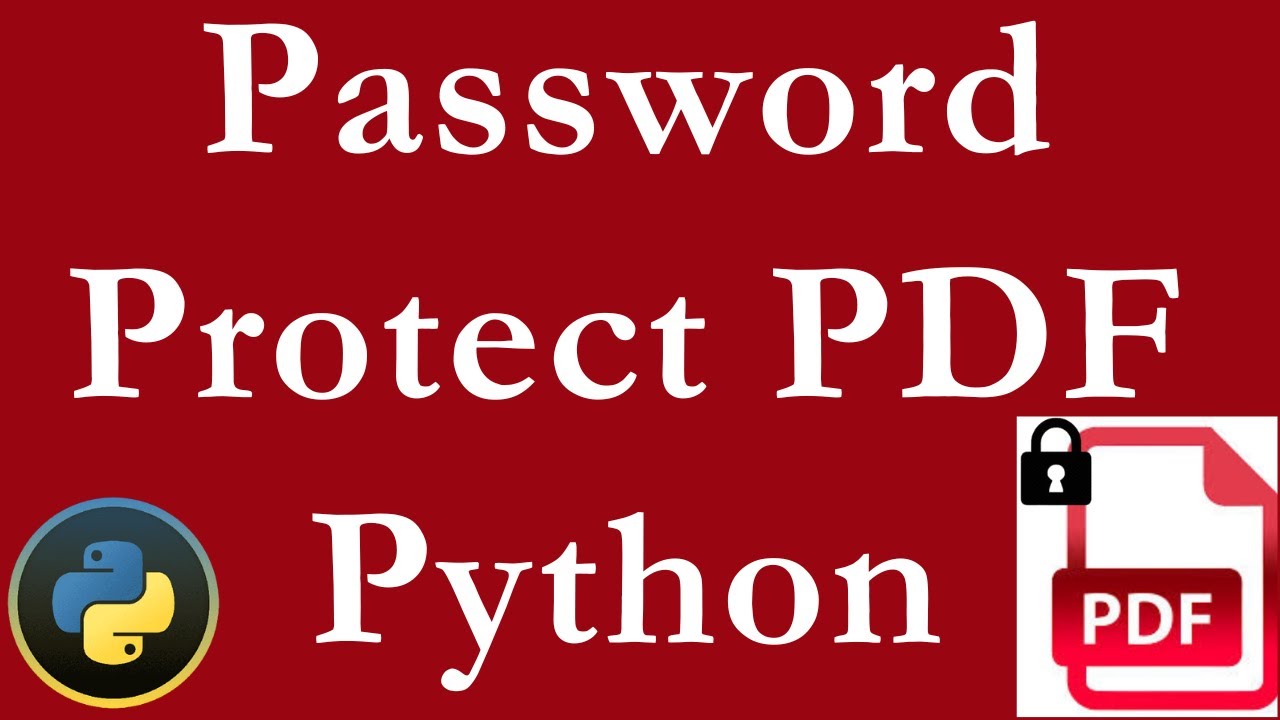 Encrypt/Decrypt files, Password Protect PDF in Python