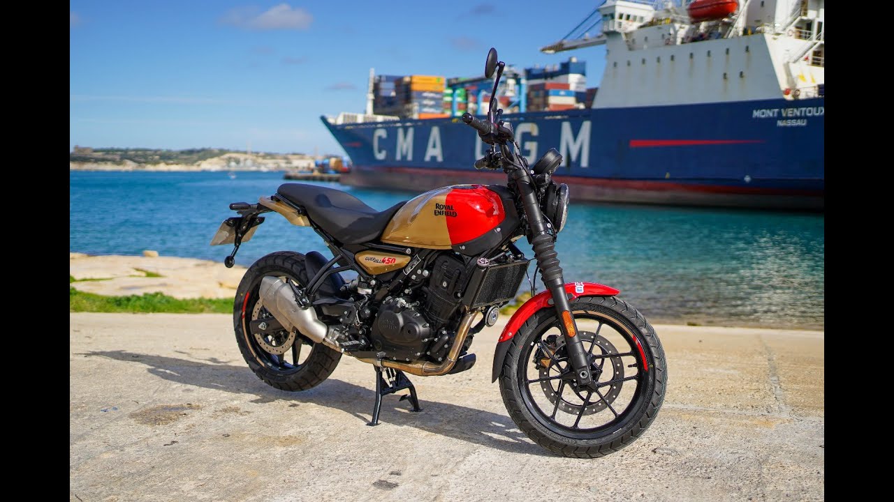 Royal Enfield Guerrilla 450 — какой приятный сюрприз! Полный обзор смотрите здесь.