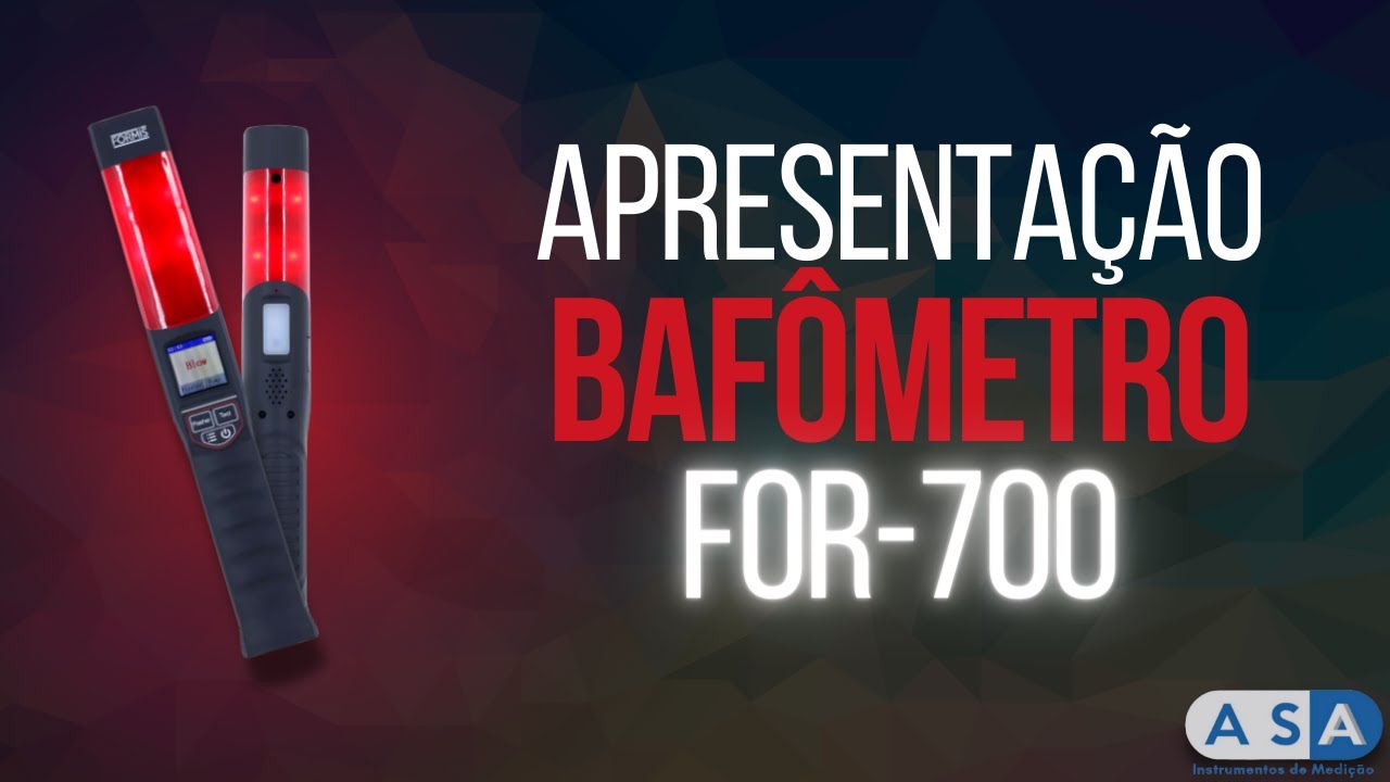 BAFÔMETRO DIGITAL TIPO BASTÃO FOR-700 - APRESENTAÇÃO - ASA INSTRUMENTOS