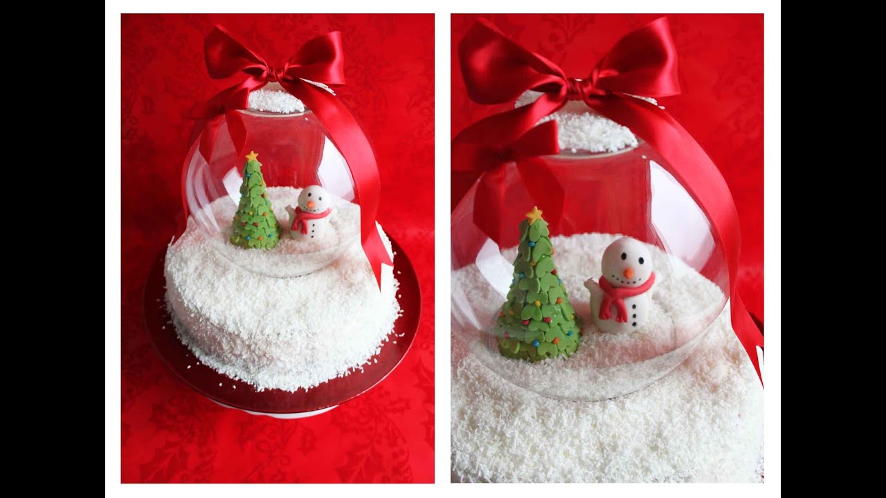 Weihnachts Schneekugel Raffaello Torte | Danis Drip