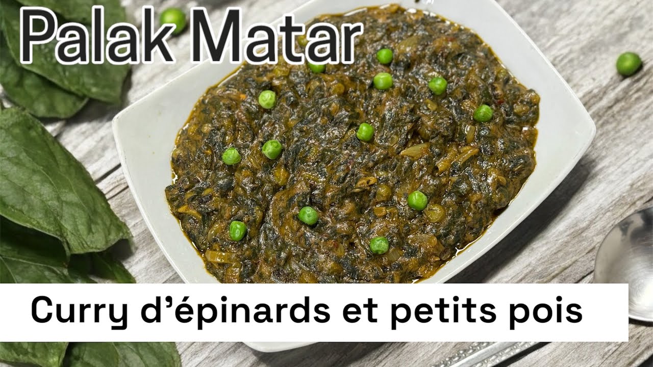 Палак Матар / карри со шпинатом🍃и горошком 🫛
