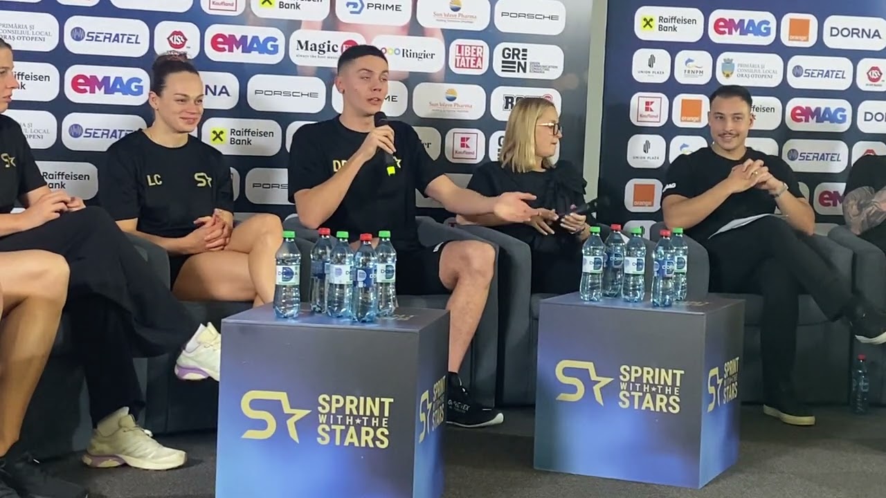 David Popovici🇷🇴 despre competiția ,,Sprint with the stars”