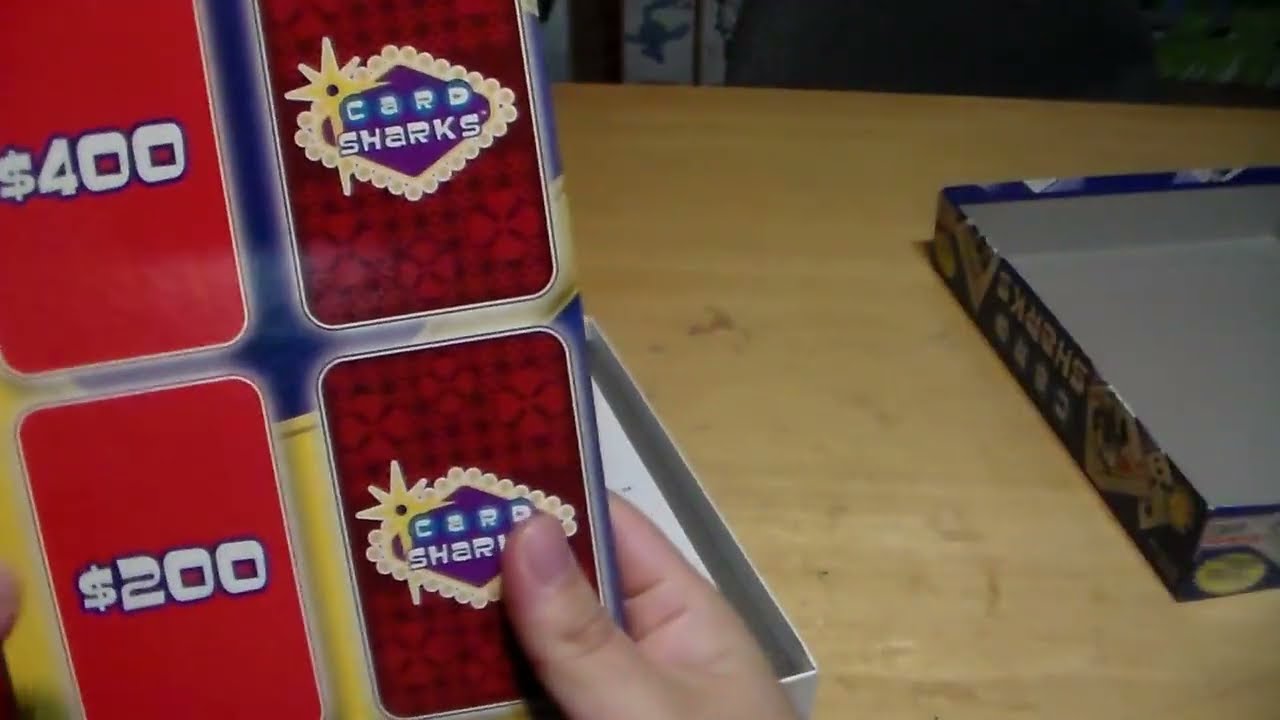 The Card Sharks 2002 board game unboxing and review