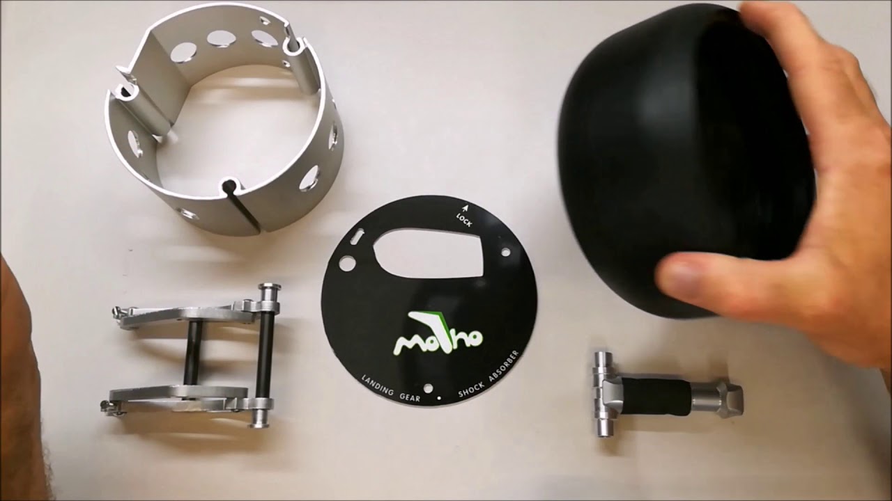 Motho landing wheels for hangglider